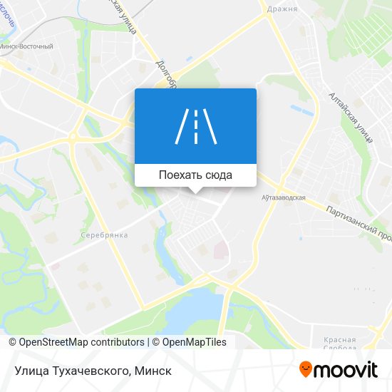 Карта Улица Тухачевского