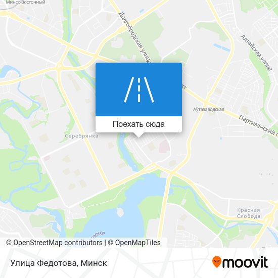 Карта Улица Федотова