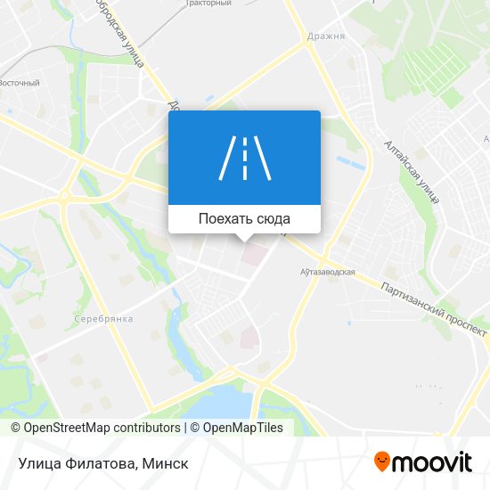 Карта Улица Филатова