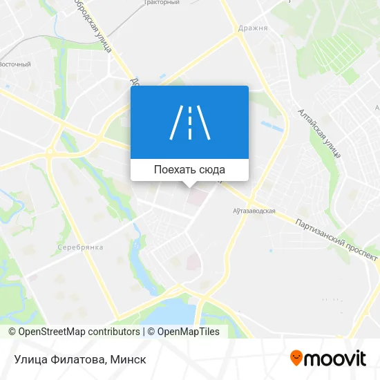 Карта Улица Филатова