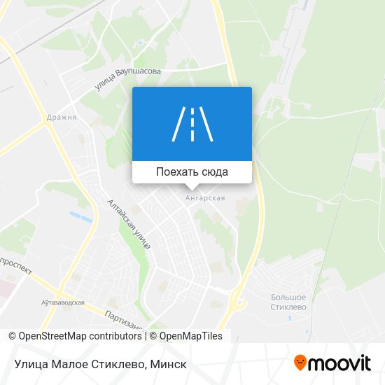 Карта Улица Малое Стиклево