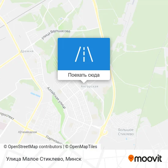 Карта Улица Малое Стиклево