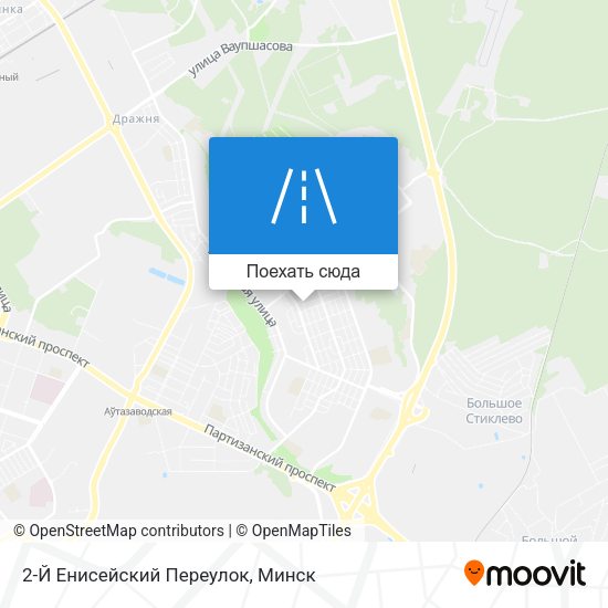 Карта 2-Й Енисейский Переулок