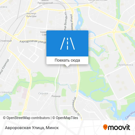 Карта Авроровская Улица