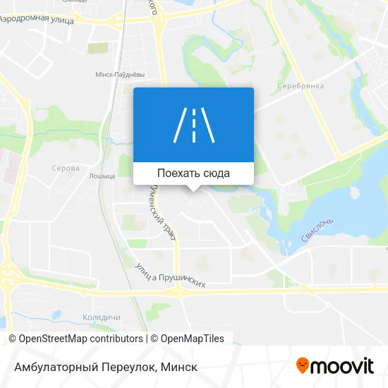 Карта Амбулаторный Переулок