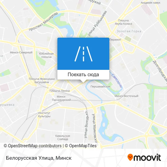 Карта Белорусская Улица