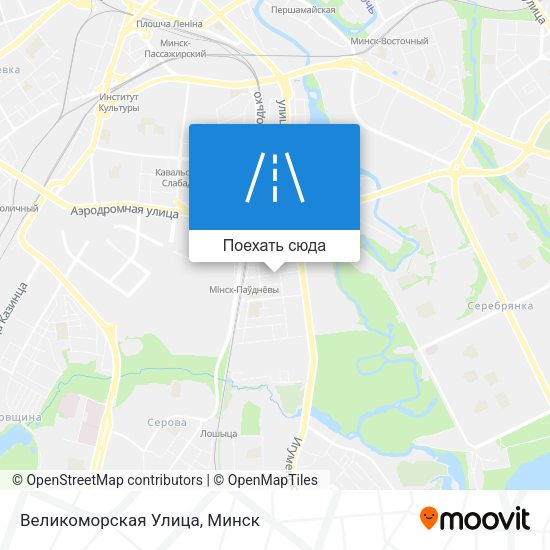 Карта Великоморская Улица