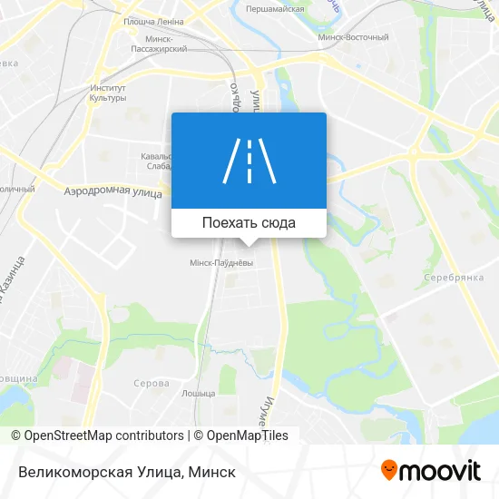 Карта Великоморская Улица
