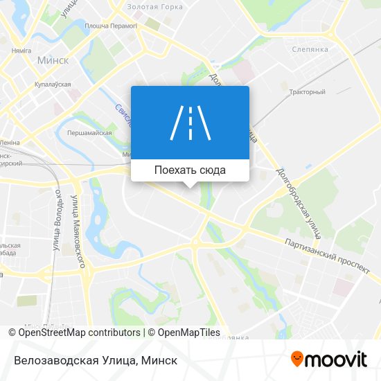 Карта Велозаводская Улица