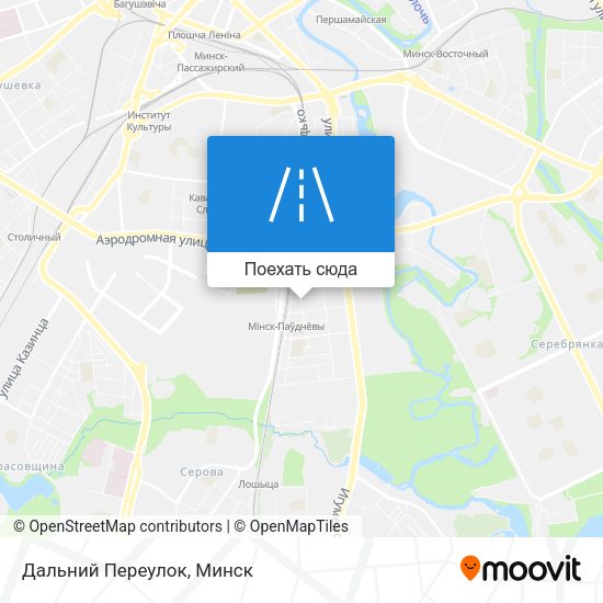 Карта Дальний Переулок