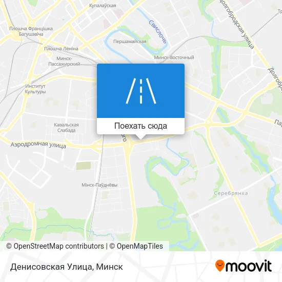 Карта Денисовская Улица