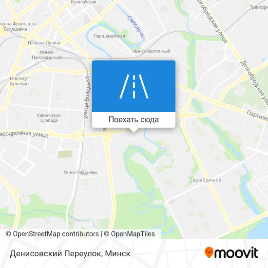 Карта Денисовский Переулок