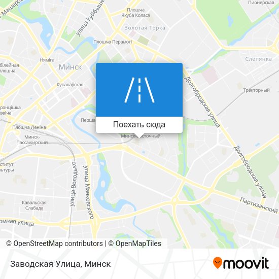 Карта Заводская Улица