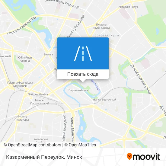 Карта Казарменный Переулок