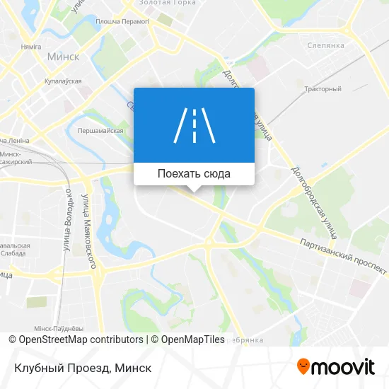 Карта Клубный Проезд