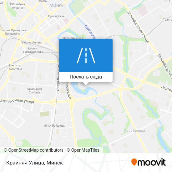 Карта Крайняя Улица