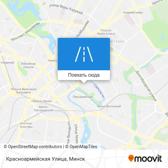 Карта Красноармейская Улица