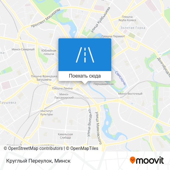 Карта Круглый Переулок