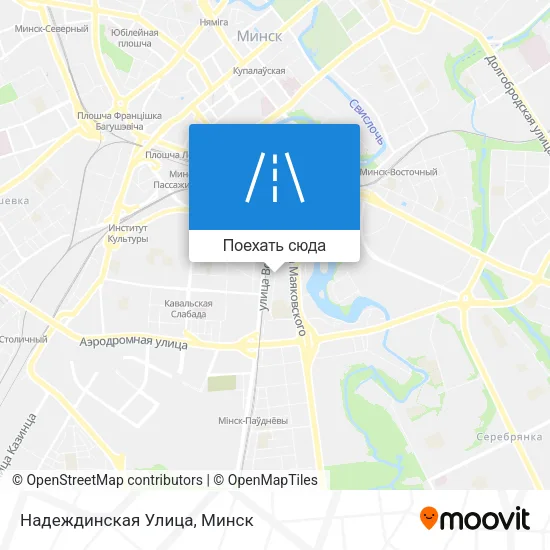 Карта Надеждинская Улица