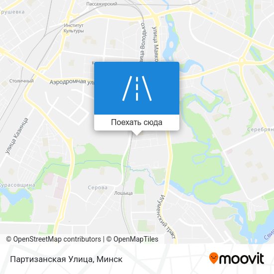 Карта Партизанская Улица