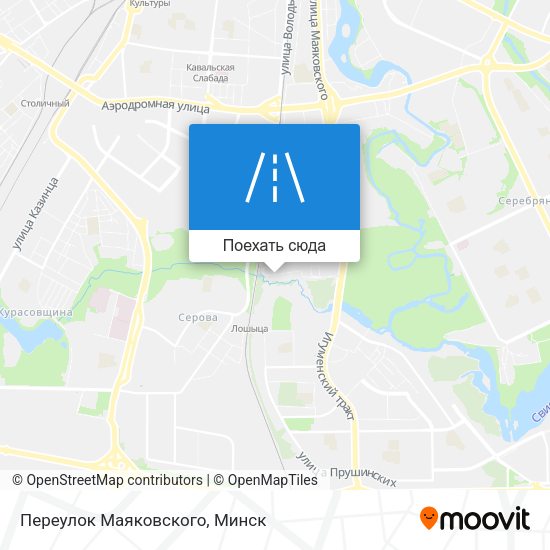 Карта Переулок Маяковского