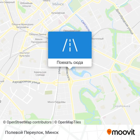 Карта Полевой Переулок