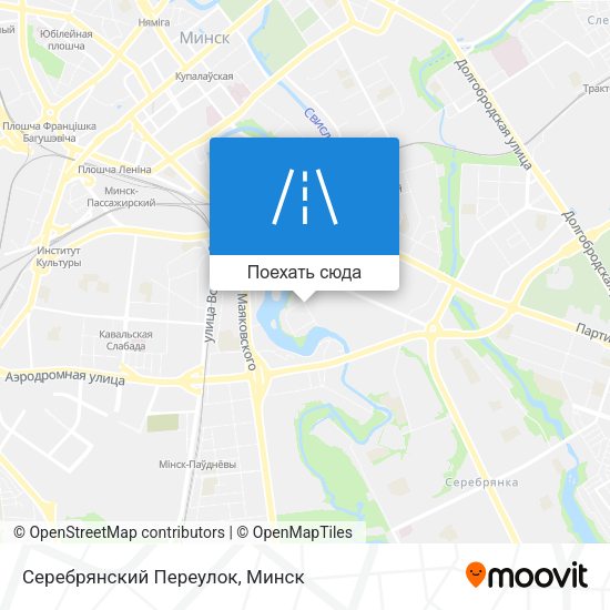 Карта Серебрянский Переулок