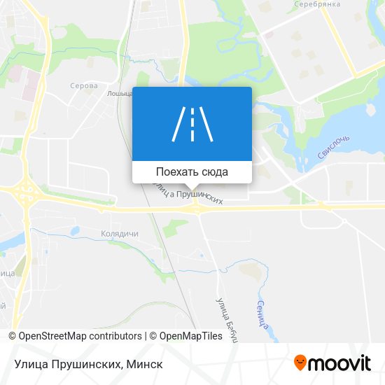 Карта Улица Прушинских