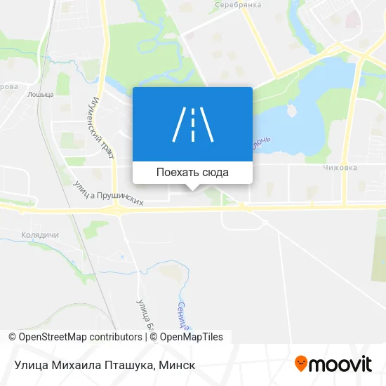 Карта Улица Михаила Пташука