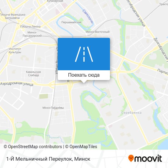 Карта 1-Й Мельничный Переулок