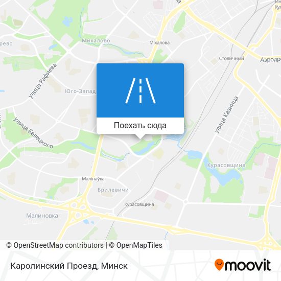 Карта Каролинский Проезд