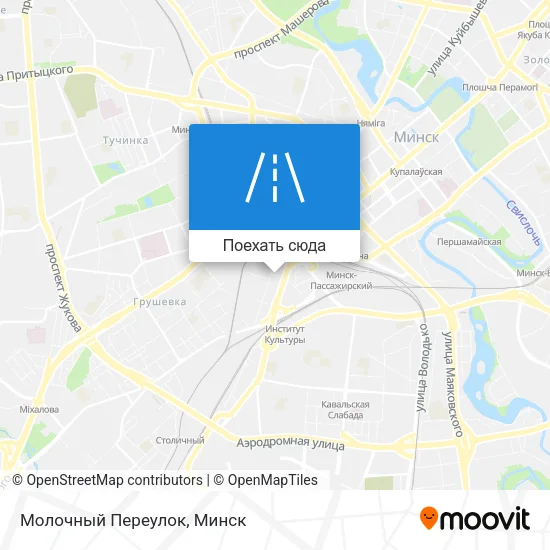 Карта Молочный Переулок