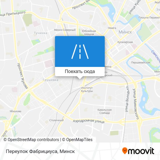 Карта Переулок Фабрициуса