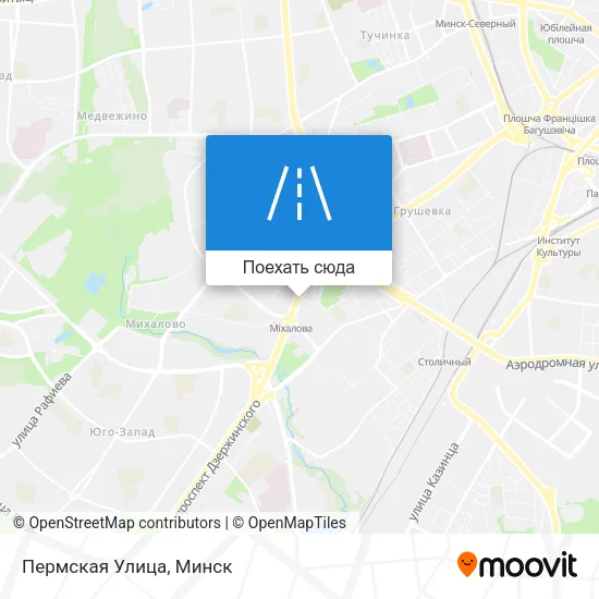 Карта Пермская Улица