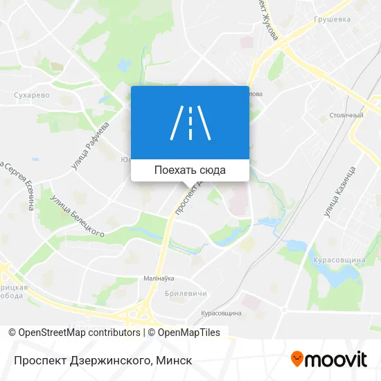 Карта Проспект Дзержинского