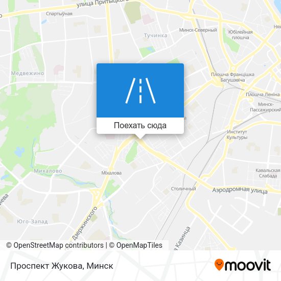 Карта Проспект Жукова
