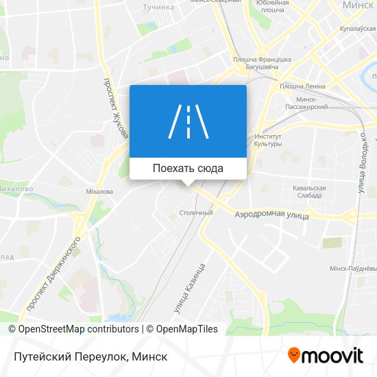 Карта Путейский Переулок