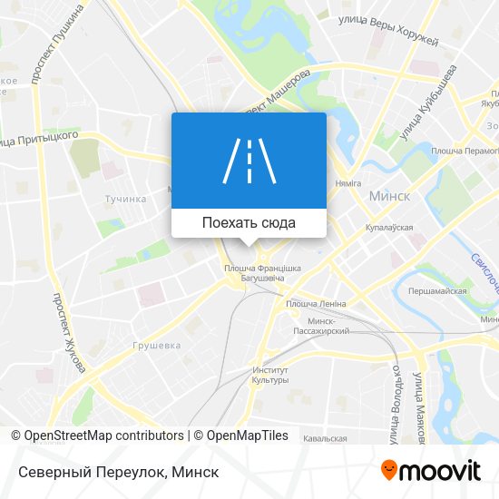 Карта Северный Переулок