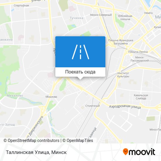 Карта Таллинская Улица