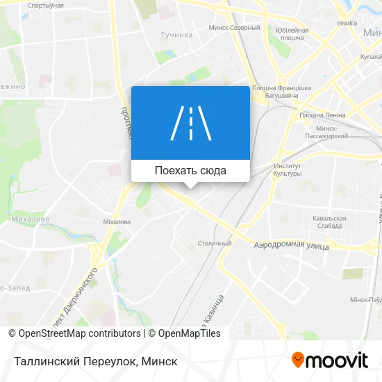 Карта Таллинский Переулок