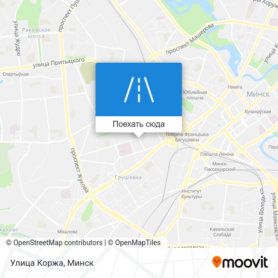 Карта Улица Коржа
