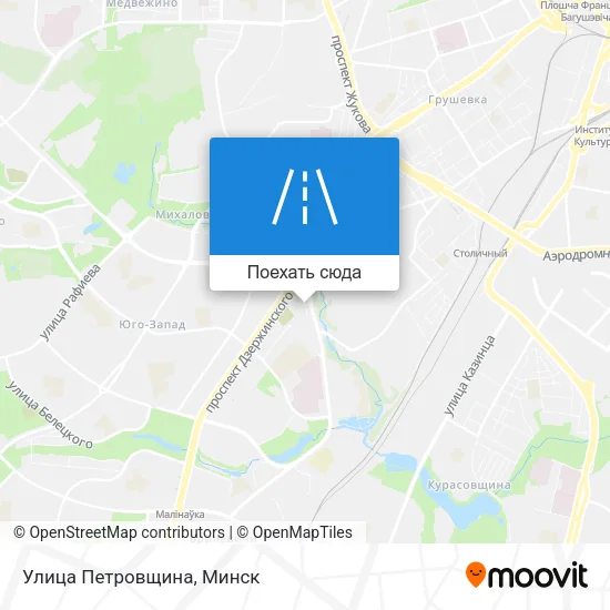 Карта Улица Петровщина