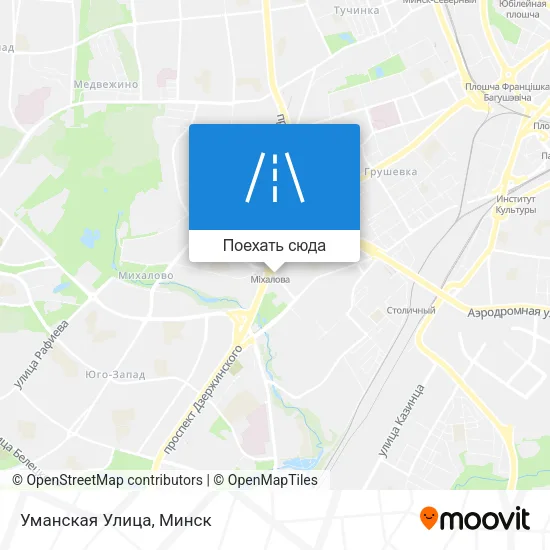 Карта Уманская Улица