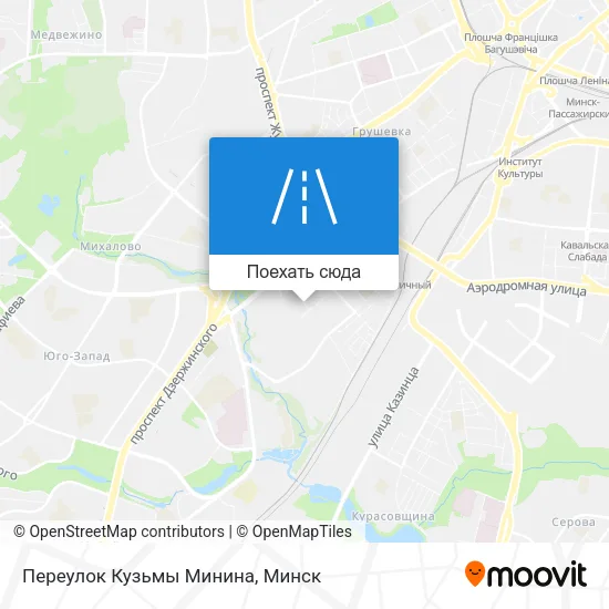 Карта Переулок Кузьмы Минина