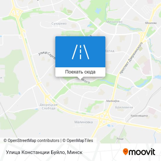 Карта Улица Констанции Буйло