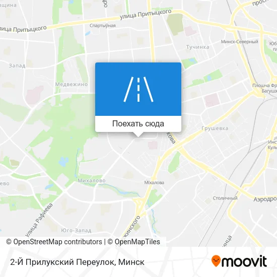 Карта 2-Й Прилукский Переулок