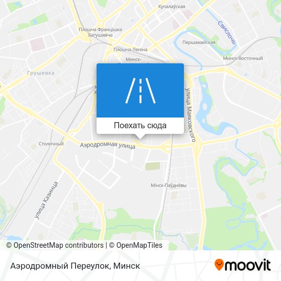 Карта Аэродромный Переулок
