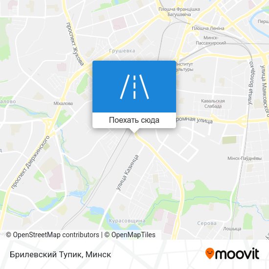 Карта Брилевский Тупик