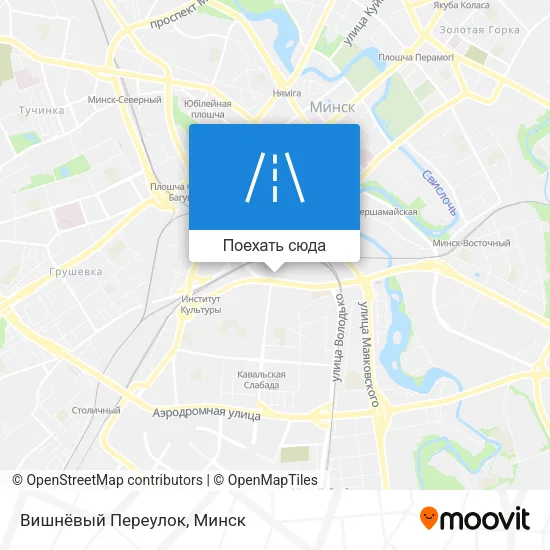 Карта Вишнёвый Переулок