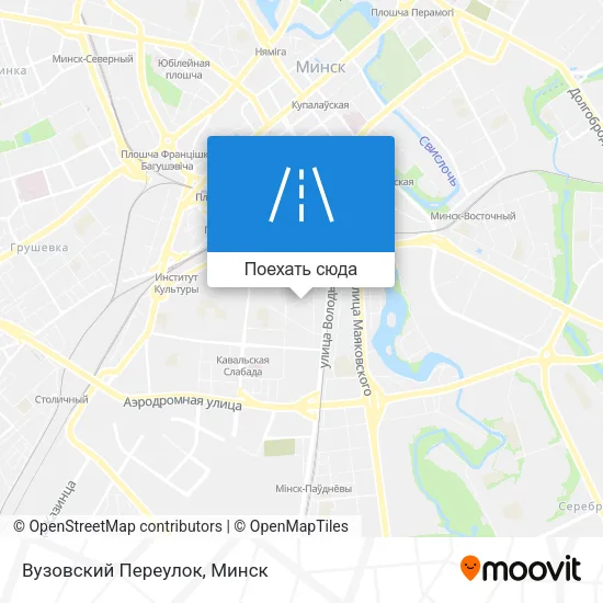Карта Вузовский Переулок